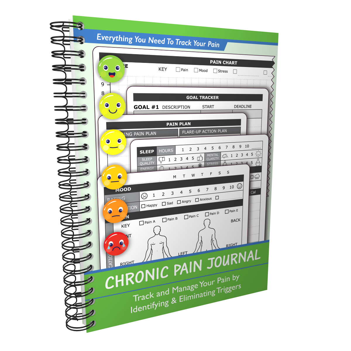 Chronic Pain Journal - Track and Manage Your Pain by Identifying ...